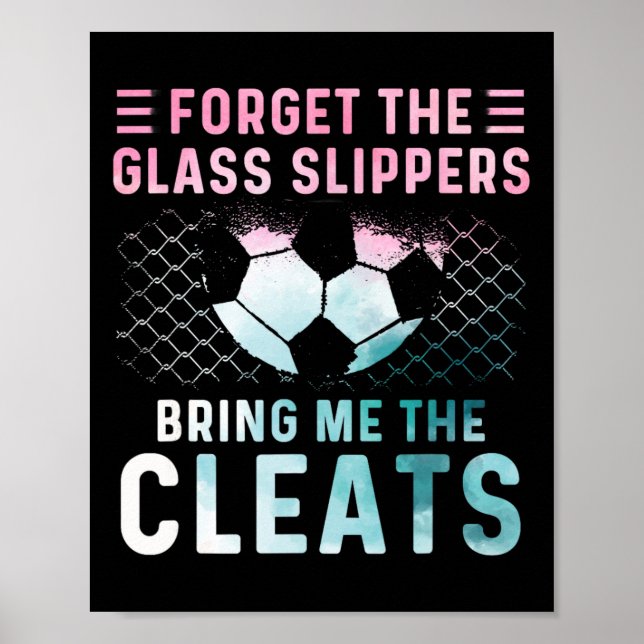 Girl Soccer Player Gifts Team Cleats Mum Goalie Ca Poster (Front)