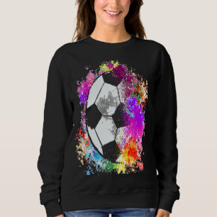 Girl Soccer Player s Team Goalie Captain Cleats Mo Sweatshirt
