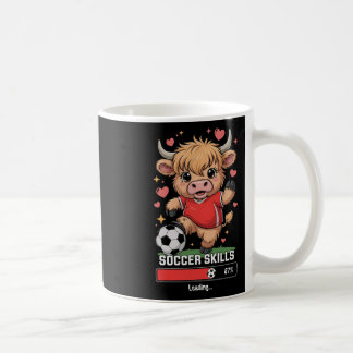 Girl Soccer Skills Loading Heifer Team Mum Cow Clu Coffee Mug