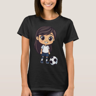 Girl Soccer  T-Shirt