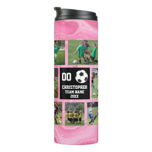 Girl Soccer Thermal Tumbler