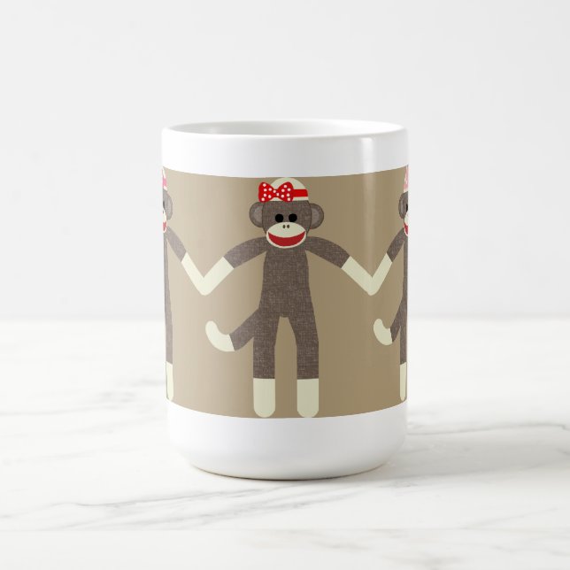 Girl Sock Monkeys mug (Center)
