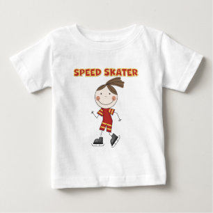 Girl Speed Skater Tshirts and Gifts