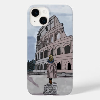 Girl standing front of Colosseum. Case-Mate iPhone 14 Case