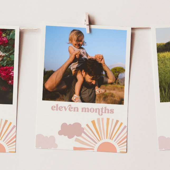 Girl Sun Monthly Banner Card - Eleven Months (Creator Uploaded)