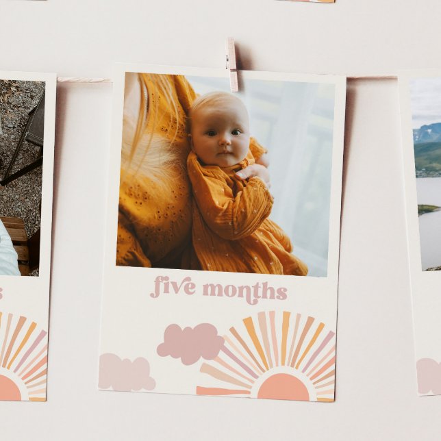 Girl Sun Monthly Banner - Five Months Card (Creator Uploaded)