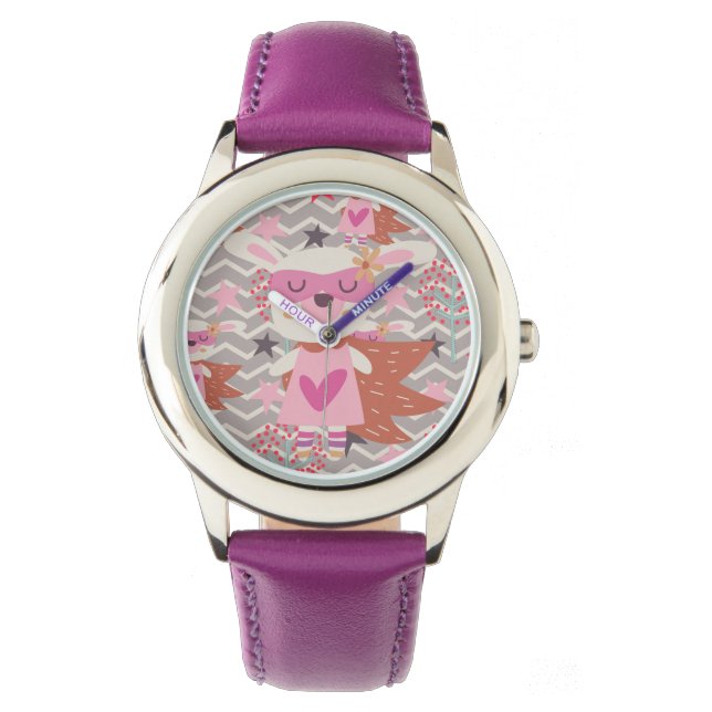 Girl Superhero Bunny Watch (Front)