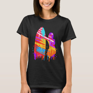 Girl Surfing Surfer Surf Gift T-Shirt