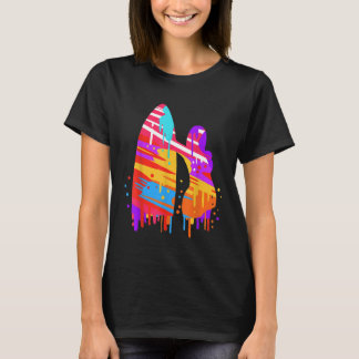 Girl Surfing Surfer Surf Gift T-Shirt