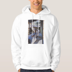 Girl Sweeping I 2002 Hoodie