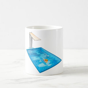 Girl Swimming Coffee Mug