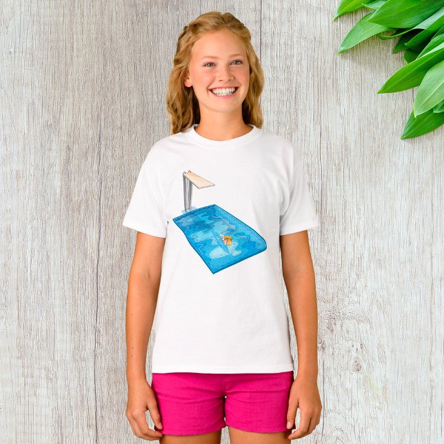 Girl Swimming T-Shirt (Creator Uploaded)