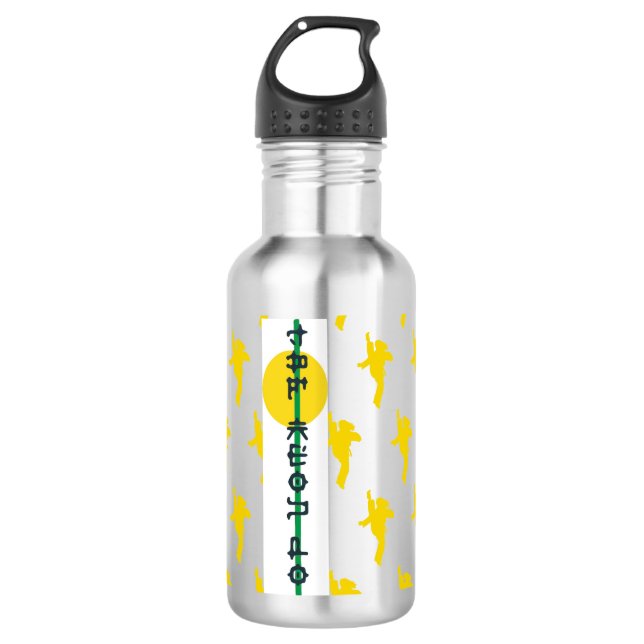 Girl Tae kwon do  Water Bottle (Front)
