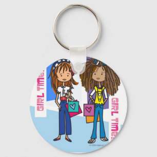 Girl Time Key Ring