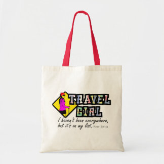 Girl travel tote bag