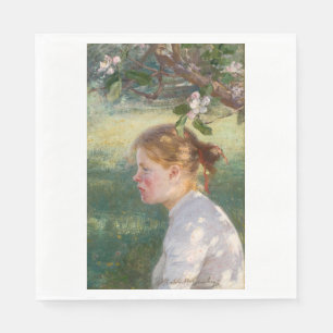 Girl Under the Apple Tree (by Danielson-Gambogi) Napkin