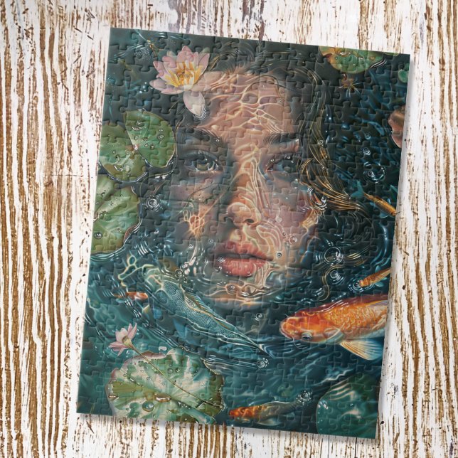 Girl under the water jigsaw puzzle (Creator Uploaded)
