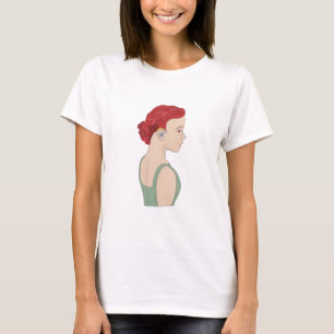 Girl using a hearing aid T-Shirt