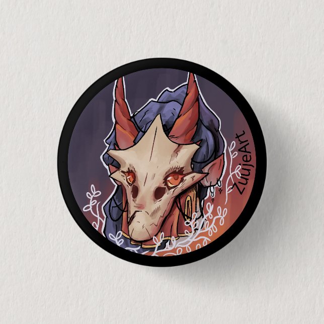 Girl, venir Masked, anime, 3 Cm Round Badge (Front)
