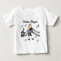 Girl Violin Player Tshirts and Gifts