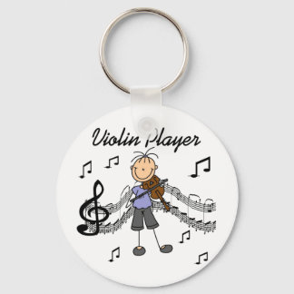 Girl Violin Player Tshirts and Gifts Key Ring