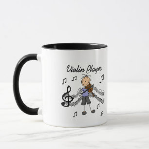 Girl Violin Player Tshirts and Gifts Mug