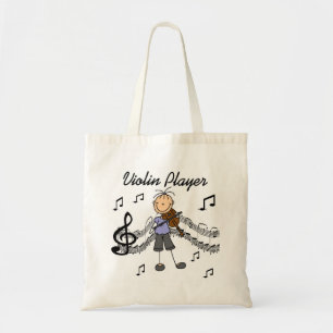Girl Violin Player Tshirts and Gifts Tote Bag