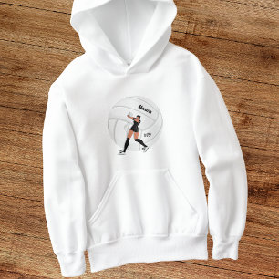 Girl Volleyball Player Kid Name Jersey Team Number