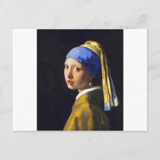 Girl w Pearl Earring ~ Vermeer Postcard