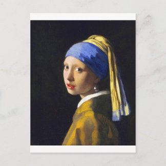 Girl w Pearl Earring ~ Vermeer Postcard