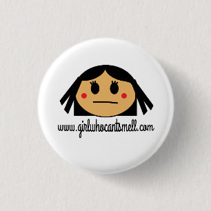 Girl Who Can't Smell Original Pin