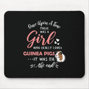 Girl Who Loves Guinea Pigs Funny Guinea Pig Lover Mouse Pad