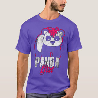 Girl Who Loves Pandas Panda Girl T-Shirt