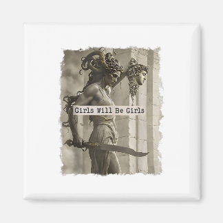 Girl Will Be Girls Medusa Tank Top_1 Magnet