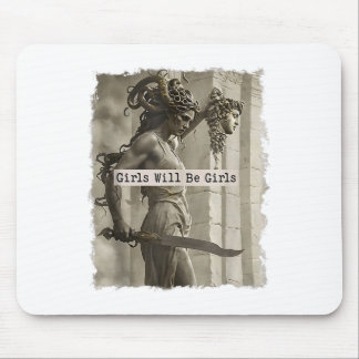 Girl Will Be Girls Medusa Tank Top_1 Mouse Pad