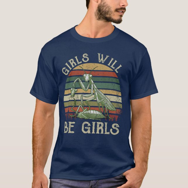Girl Will Be Girls Praying Ms friends T-Shirt (Front)