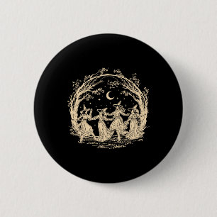 Girl Will Be Girls Witch Witchy Spooky Season Hall 6 Cm Round Badge