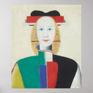 Girl with a Comb in Her Hair Poster