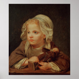 Girl with a Doll Poster