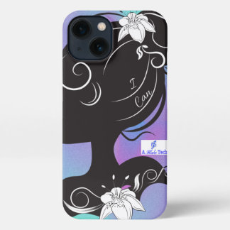 Girl with A Flower "I Can" Phone Case