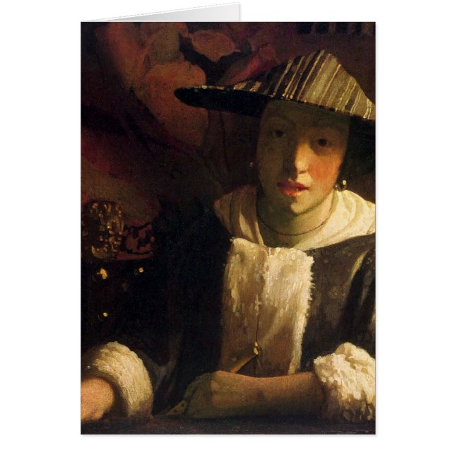 Girl with a flute by Johannes Vermeer (Front)