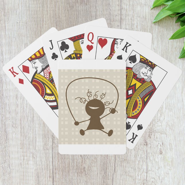 Girl With A Jump Rope Playing Cards (Creator Uploaded)