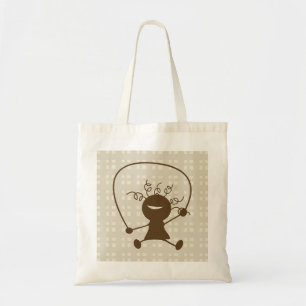 Girl With A Jump Rope Tote Bag