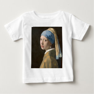 Girl with a Pearl Earring Baby T-Shirt