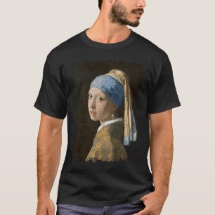Girl with a Pearl Earring By Jan Vermeer Famous Pa T-Shirt