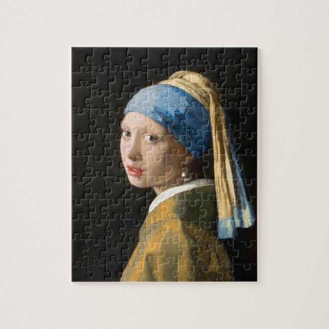 Girl with a Pearl Earring by Johannes Vermeer Jigsaw Puzzle (Vertical)