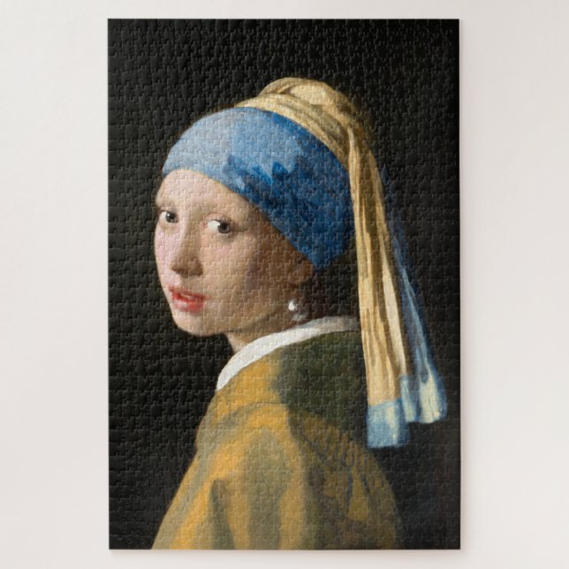 Girl with a Pearl Earring by Johannes Vermeer Jigsaw Puzzle (Vertical)