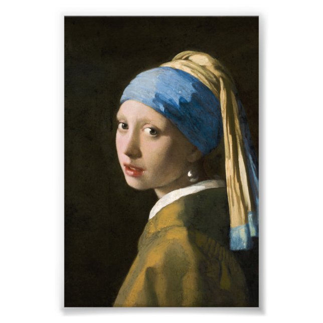 Girl with a Pearl Earring by Johannes Vermeer Photo Print (Front)