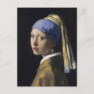 Girl with a Pearl Earring by Johannes Vermeer Postcard