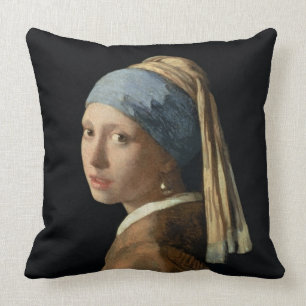 Girl with a Pearl Earring, c.1665-6 (oil on canvas Cushion
